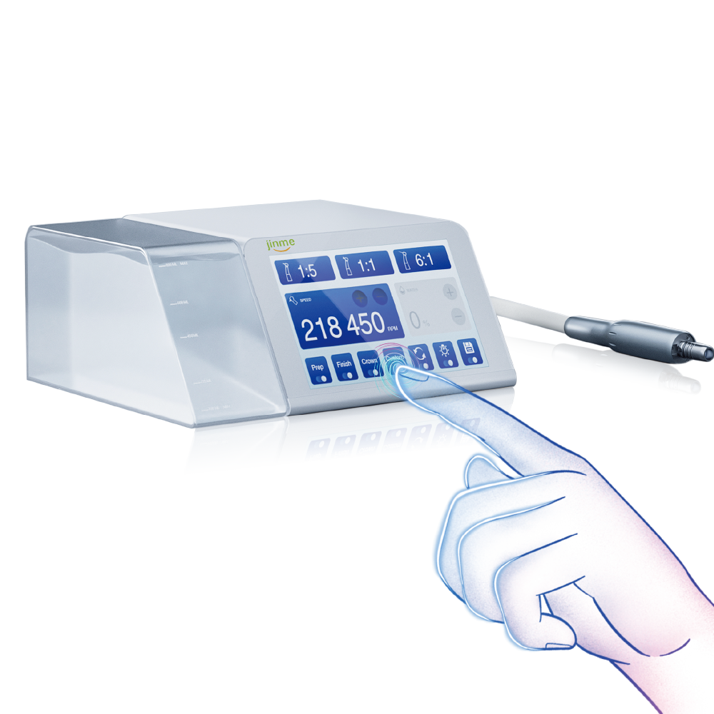 JINME E1 - built-in electric micromotor with touch screen