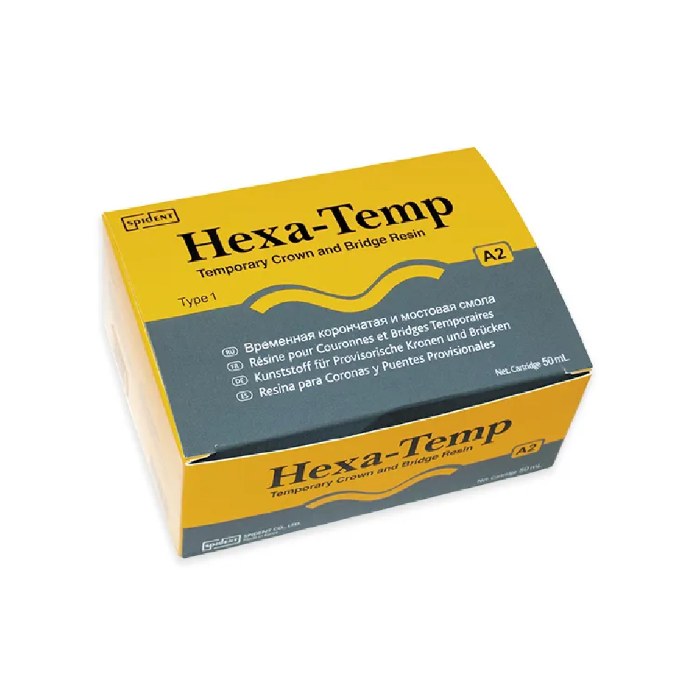 Spident Hexa Temp A3 - самоотверждаемый материал для временных коронок (50 мл)